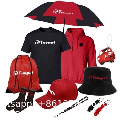 Business Staff Welcome Uniform Graduation Sports Branded Custom Logo Promotional Gift Set Socks Cap Bag Umbrella
