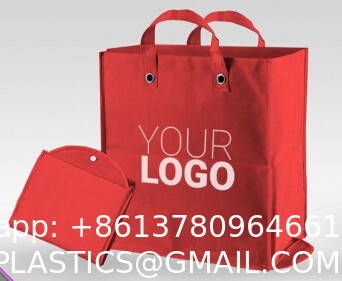 Eusable Reinforced Handle Grocery Bags - Heavy Duty Large Shopping Totes With Thick Plastic Bottom Can Hold 40 Lbs