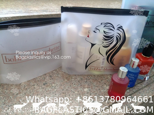 Cosmetic Organizer Bag Pouch With Zipper Closure For Vacation Travel, Bathroom And Organizing Makeup Bag