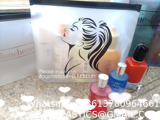 Cosmetic Organizer Bag Pouch With Zipper Closure For Vacation Travel, Bathroom And Organizing Makeup Bag