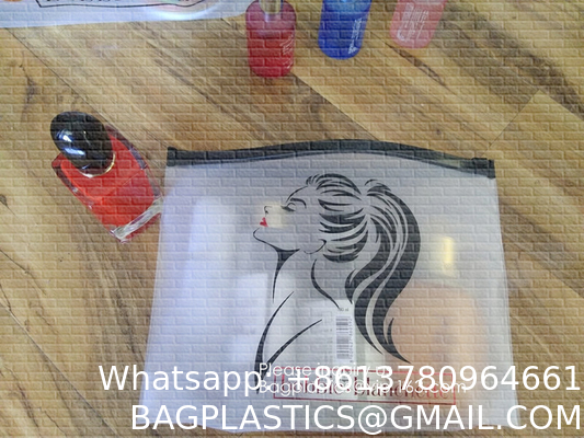Cosmetic Organizer Bag Pouch With Zipper Closure For Vacation Travel, Bathroom And Organizing Makeup Bag