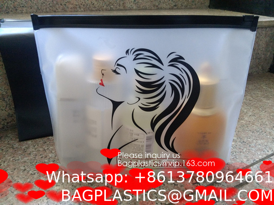 Cosmetic Organizer Bag Pouch With Zipper Closure For Vacation Travel, Bathroom And Organizing Makeup Bag