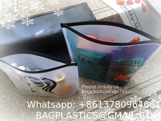 Makeup Bag Organizer Pouches Small PVC Transparent Waterproof Makeup Bag Cosmetic Organizer Bag with Zipper