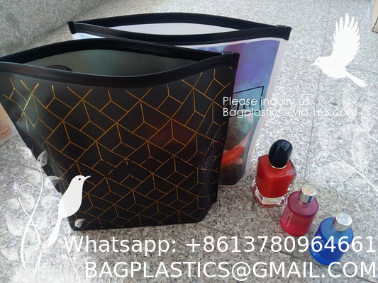 Makeup Bag Organizer Pouches Small PVC Transparent Waterproof Makeup Bag Cosmetic Organizer Bag with Zipper