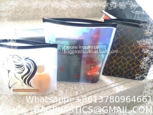 Makeup Bag Organizer Pouches Small PVC Transparent Waterproof Makeup Bag Cosmetic Organizer Bag with Zipper