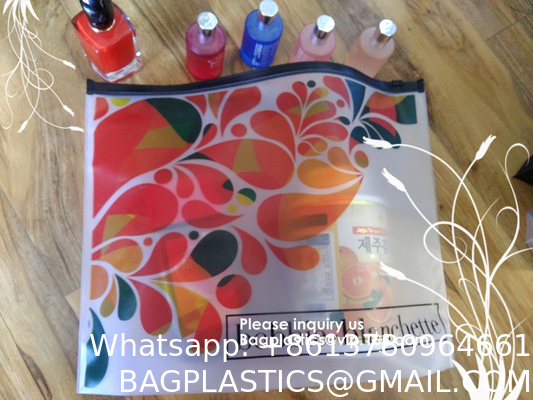 Clear Makeup Bag Travel Toiletry Organizer Pouches Small Zipper Pouch PVC Plastic Transparent Clear Cosmetic Bags