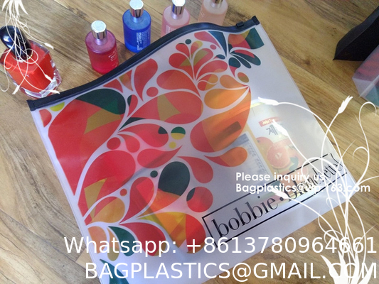 Clear Makeup Bag Travel Toiletry Organizer Pouches Small Zipper Pouch PVC Plastic Transparent Clear Cosmetic Bags