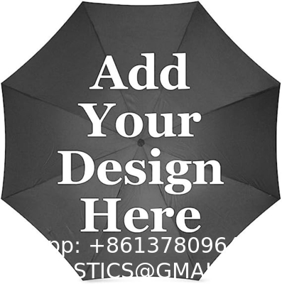 Logo Text Photo Image Name Picture DIY Personalized Custom Monogrammed Design Sun/Rain All Weather Folding Foldable