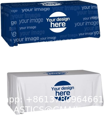 Custom Table Runner With Business Logo, Image Or Text Personalized Table Runner For TradeShows, Events