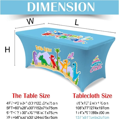 Custom Table Runner With Business Logo, Image Or Text Personalized Table Runner For TradeShows, Events
