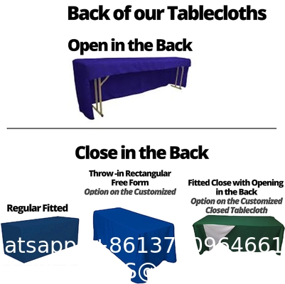 Custom Table Runner With Business Logo, Image Or Text Personalized Table Runner For TradeShows, Events