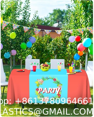 Custom Table Runner With Business Logo, Image Or Text Personalized Table Runner For TradeShows, Events