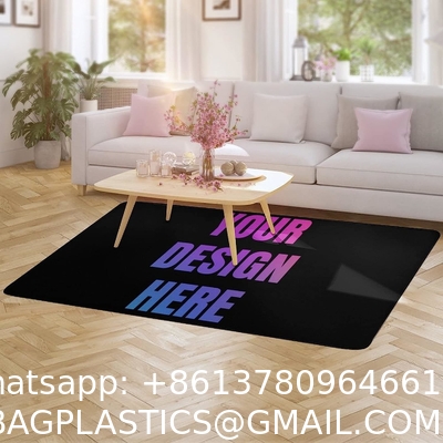 Custom Rug Personalized Add Your Own Logo Image Text Photo Area Carpet Anti Slip Washable Decorative Door Mat