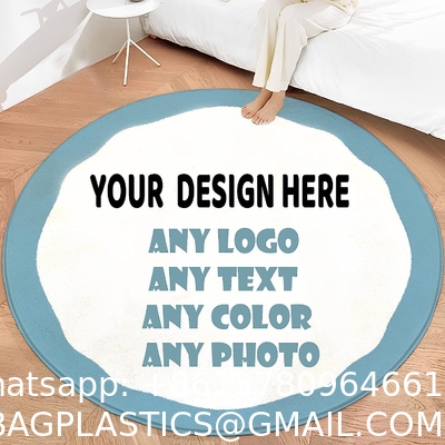 Custom Rug Personalized Add Your Own Logo Image Text Photo Area Carpet Anti Slip Washable Decorative Door Mat