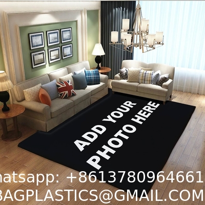 Custom Rug Personalized Add Your Own Logo Image Text Photo Area Carpet Anti Slip Washable Decorative Door Mat
