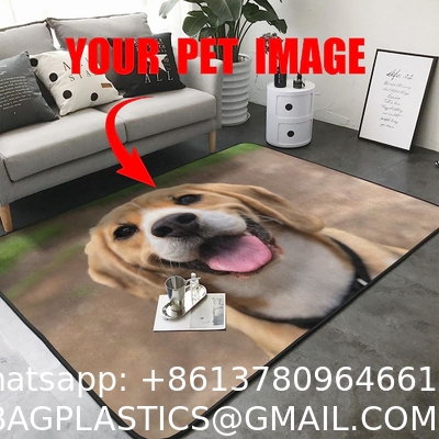 Custom Rug Personalized Add Your Own Logo Image Text Photo Area Carpet Anti Slip Washable Decorative Door Mat