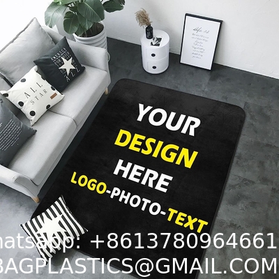 Custom Rug Personalized Add Your Own Logo Image Text Photo Area Carpet Anti Slip Washable Decorative Door Mat