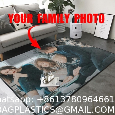 Custom Rug Personalized Add Your Own Logo Image Text Photo Area Carpet Anti Slip Washable Decorative Door Mat
