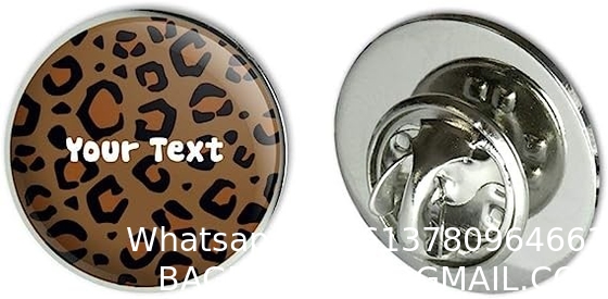 Round Lapel Hat Pin Tie Tack .75"| Customize With Your Own Image, Personalized Hat Pins Lapel Pins for Men Women
