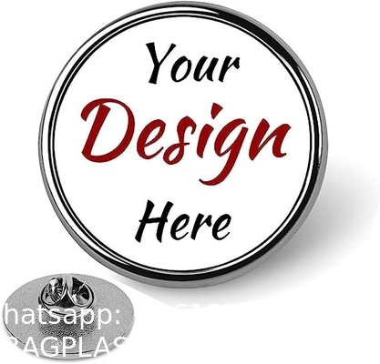 Custom Pins Bulk Personalized Photo Button Pins Design Your Own Picture Text Logo Lapel Pins for Hat Backpack Clothing