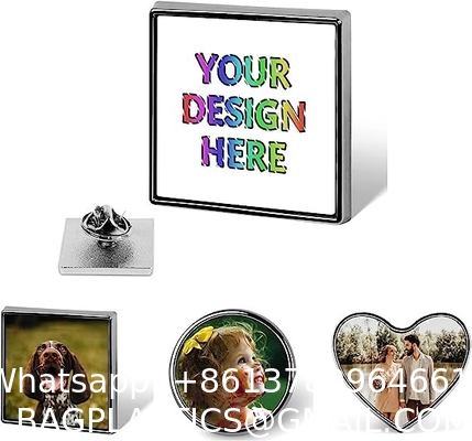 Custom Pins Bulk Personalized Photo Button Pins Design Your Own Picture Text Logo Lapel Pins for Hat Backpack Clothing