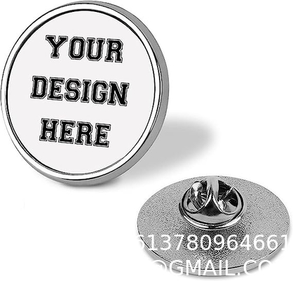 Custom Pins Bulk Personalized Photo Button Pins Design Your Own Picture Text Logo Lapel Pins for Hat Backpack Clothing
