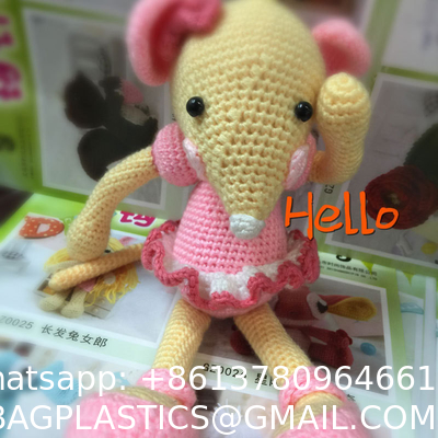 Knitted Wool Toy Material Package Stuffed Plush, Wool Crafts Handmade Crochet, Doll DIY, Crocheted Toy