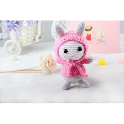 Knitted Wool Toy Material Package Stuffed Plush, Wool Crafts Handmade Crochet, Doll DIY, Crocheted Toy