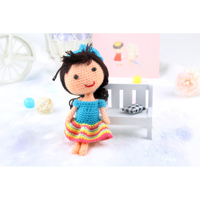 Knitted Wool Toy Material Package Stuffed Plush, Wool Crafts Handmade Crochet, Doll DIY, Crocheted Toy