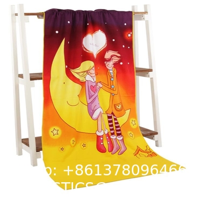 Custom Logo Beach Towel Personalized Photo Design Text Name Beach Towel for Kids Men Women Sand Free Quick Dry Bath