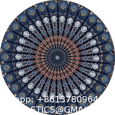Outdoor Sunflower Beach Blanket, Beach Towel, Beach Cover Tapetry, Roundie Beach Throw Blanket, Ultra Soft, Absorbent