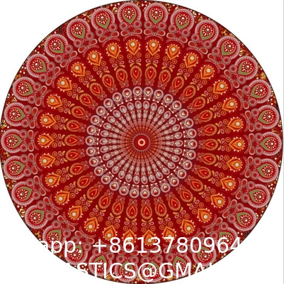 Outdoor Sunflower Beach Blanket, Beach Towel, Beach Cover Tapetry, Roundie Beach Throw Blanket, Ultra Soft, Absorbent