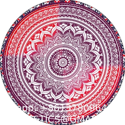 Outdoor Sunflower Beach Blanket, Beach Towel, Beach Cover Tapetry, Roundie Beach Throw Blanket, Ultra Soft, Absorbent