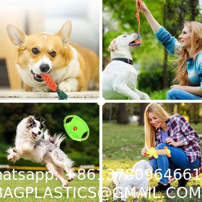 Dog Puppy Toys Pack, Puppy Chew Toys for Fun Teeth Cleaning, Dog Squeak Toys,Treat Dispenser Ball, Tug of War Toy