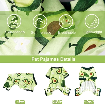 Pet Shirts for Small Dogs Cats,Soft and Breathable Dog Printed Clothes with Cute Patten,Dog Sweatshirt Outfit