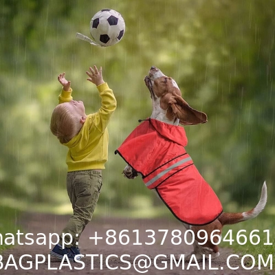Reflective Dog Raincoat - Adjustable Waterproof Raincoat for Dogs, Lightweight Dog Hooded Slicker Rain Coat Poncho