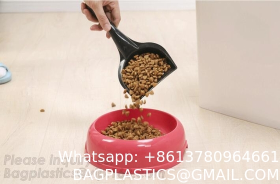 Dog Food Storage Container Large Airtight PET Food Container Measuring Cup 19lb/33qt Plastic Cat Dog Treat Containe