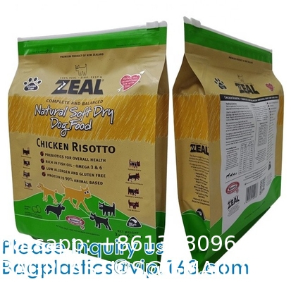 2.5kg 5kg Custom Printed Aluminium Foil Pouch Composite Side Gusset Packaging Bags Package Pouch Dog Pet Food Ba