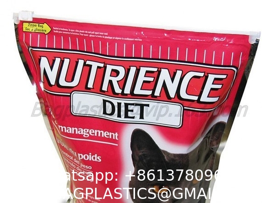 2.5kg 5kg Custom Printed Aluminium Foil Pouch Composite Side Gusset Packaging Bags Package Pouch Dog Pet Food Ba