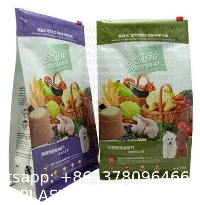 2.5kg 5kg Custom Printed Aluminium Foil Pouch Composite Side Gusset Packaging Bags Package Pouch Dog Pet Food Ba