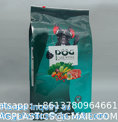 2.5kg 5kg Custom Printed Aluminium Foil Pouch Composite Side Gusset Packaging Bags Package Pouch Dog Pet Food Ba