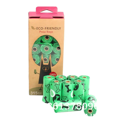 100% Compostable Cornstarchbags, Biodegradable Large Scented Dog Waste Bags Best Pet Care Poop Bags Eco