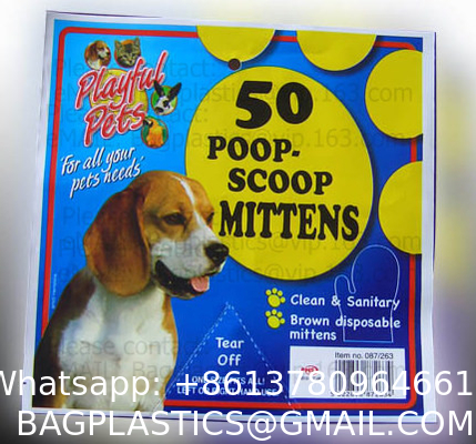 100% Compostable Cornstarchbags, Biodegradable Dog Poop Bags, Gloves Eco Friendly Pet Waste Bag, Doggie Poo, Extra
