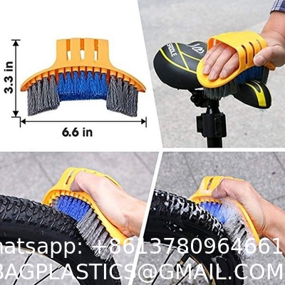 Bike Cleaning Kit (9pcs), Including Chain Cleaner for Cycling,Bicycle Clean Brush Tools for Mountain/MT/Road/BMX Bike