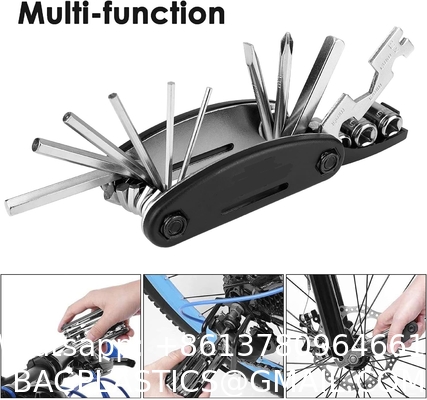 Bike Repair Tool Kit - 16 in 1 Bicycle Multitool Mountain Bike Tool Cycling Maintenance, Bike Hex Key Wrench