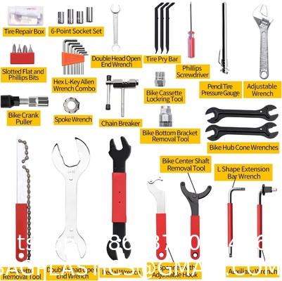 Bike Repair Tool Kit - 16 in 1 Bicycle Multitool Mountain Bike Tool Cycling Maintenance, Bike Hex Key Wrench