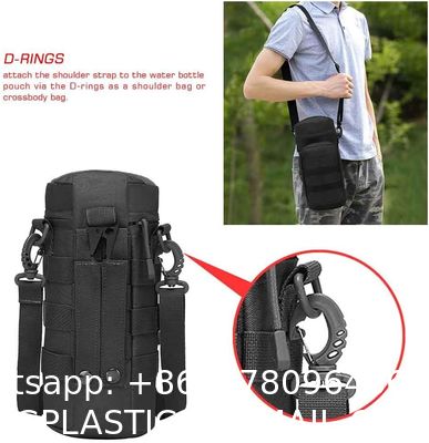 Tactical Molle Water Pouch, Tactical Bottle Holder ornaments Water Bottle Bag Hydration Carrier H20 Pouch Kettle Pouch
