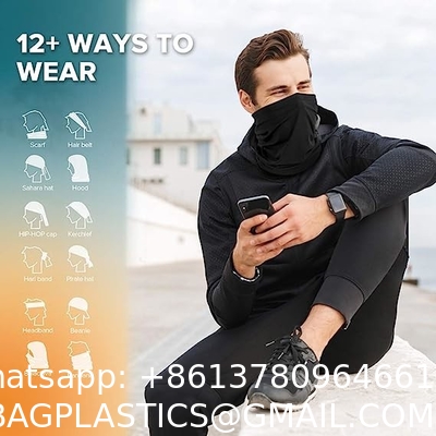 Neck Gaiter Face Mask Scarf Reusable Bandanas Tube UV Protection Headwear Balaclava Outdoor Sport for Men and Women
