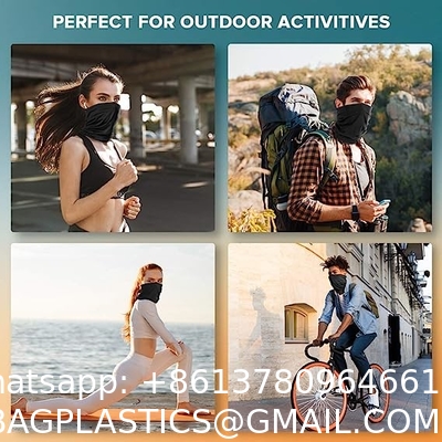 Neck Gaiter Face Mask Scarf Reusable Bandanas Tube UV Protection Headwear Balaclava Outdoor Sport for Men and Women
