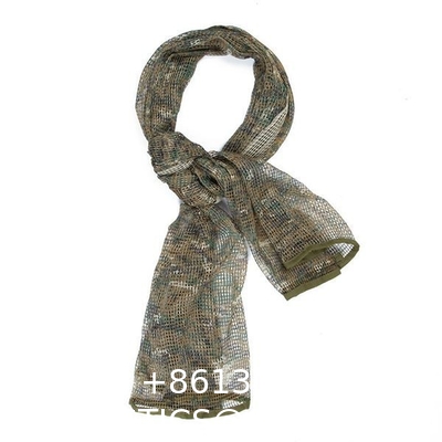 Camouflage Scarves, Sniper Veil Camo Mesh Material Hunting Shemagh Scarf Balaclava Head Neck Cover